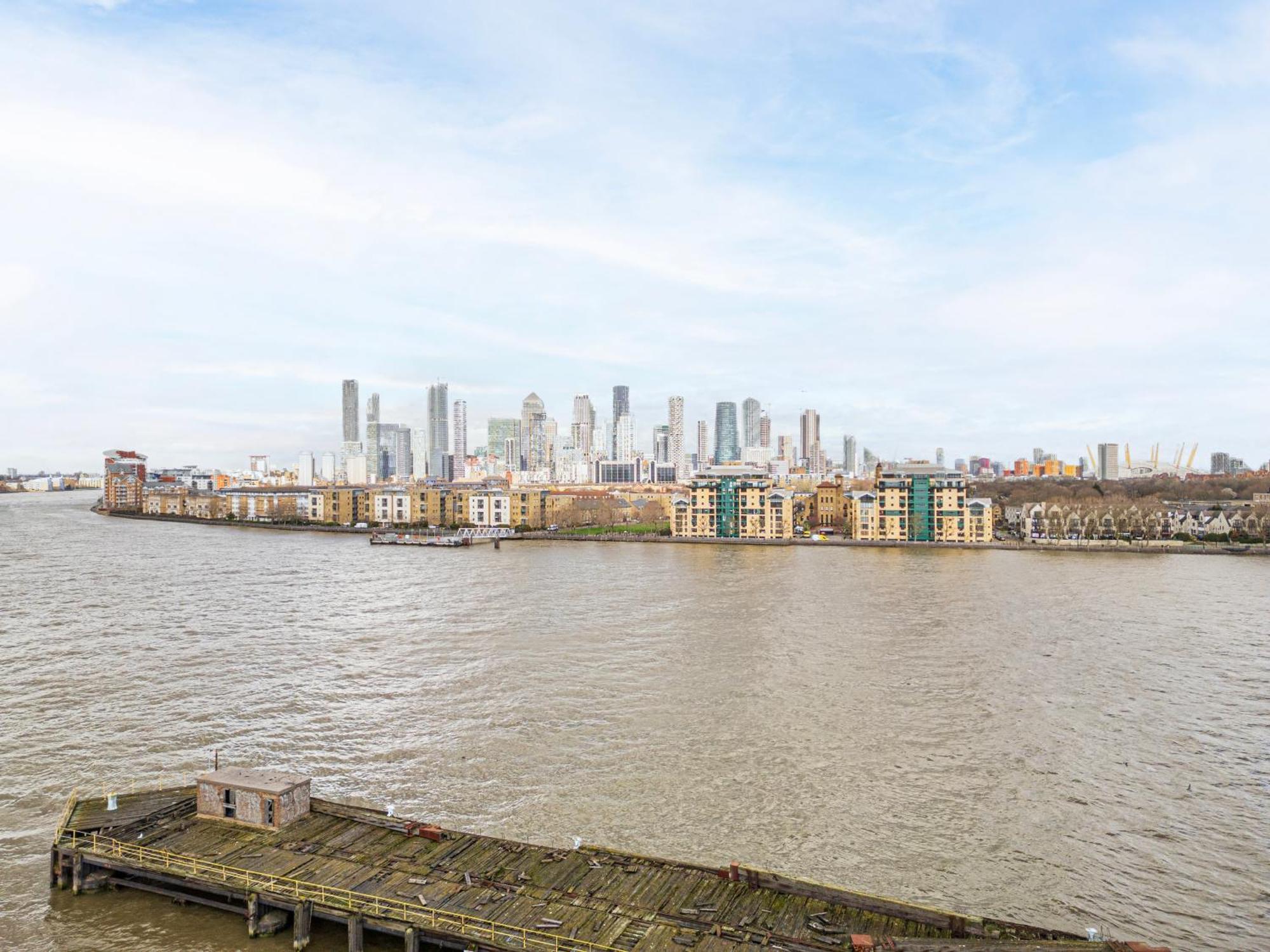The View Greenwich - Luxury River Thames Apartment 런던 외부 사진